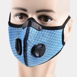 Cycling Face Mask With Active Breathing Valves